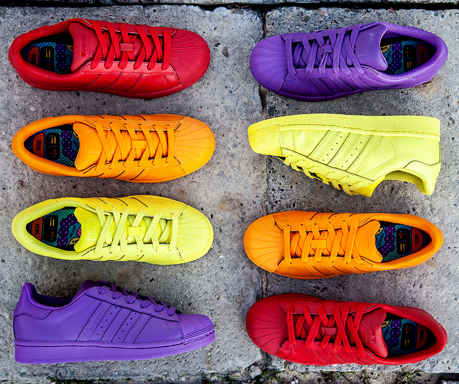 buty adidas superstar w różnych kolorach